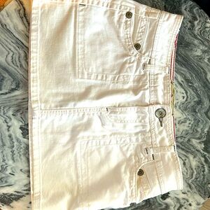 White Mini Skirt